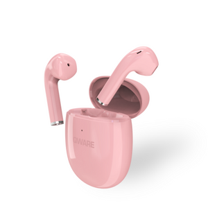 Qware Sound Wireless Earbuds - Pink