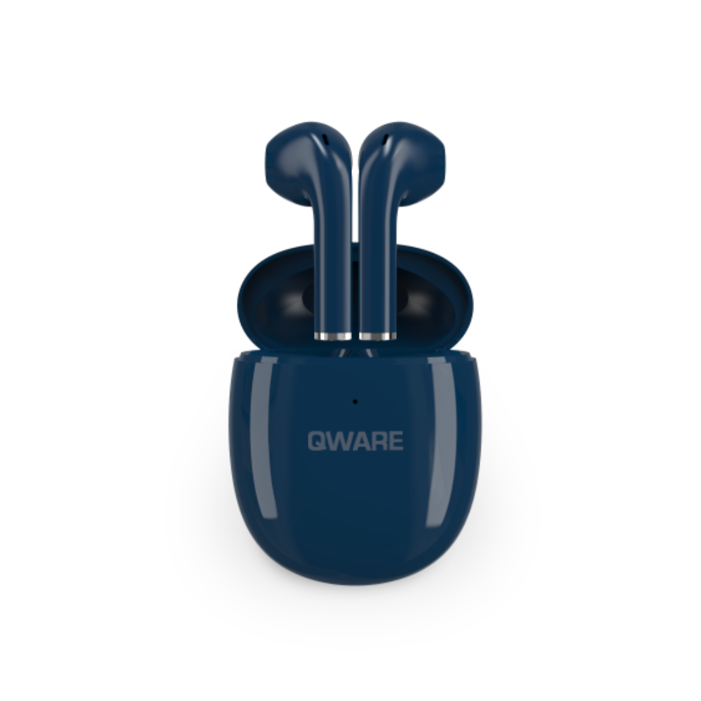 Qware Sound Draadloze Oordopjes - Blauw