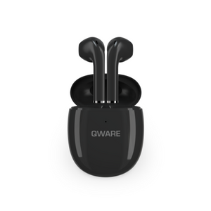 Qware Sound Draadloze Oordopjes - Zwart