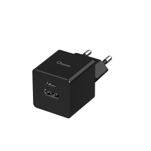 Laad afbeelding in Galerijviewer, Qware Mini Dubbele Oplader (USB-C/A) met PowerDelivery - Zwart
