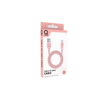 Load image into Gallery viewer, Qware USB-A to USB-C Cable - Pink
