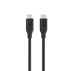 Qware USB-C to USB-C Fast-Charge Cable - Black