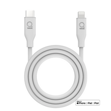 Load image into Gallery viewer, Qware USB-C to 8-Pins/Lightning Fast-Charge Cable - White
