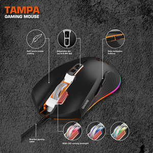 Tampa Gaming Mouse - Black