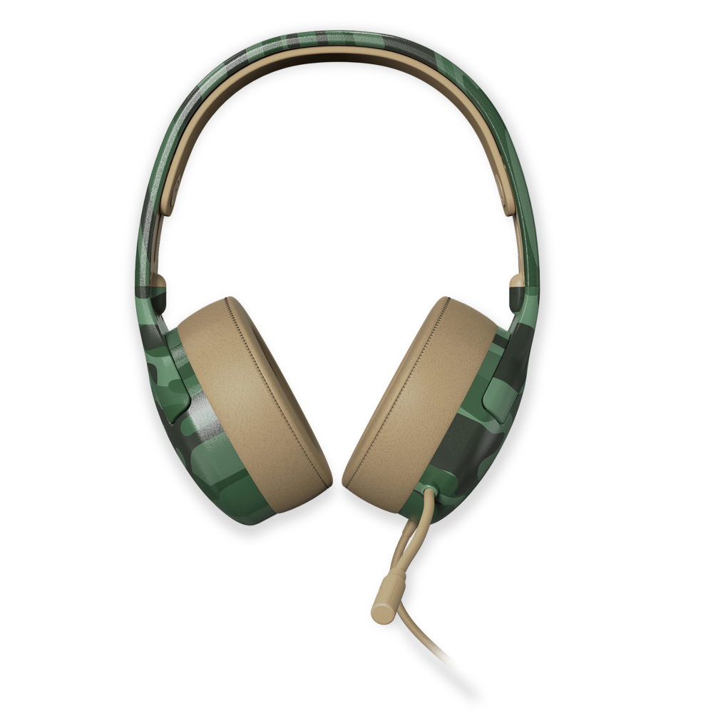 New Orleans Gaming Koptelefoon - Forest Camo Green