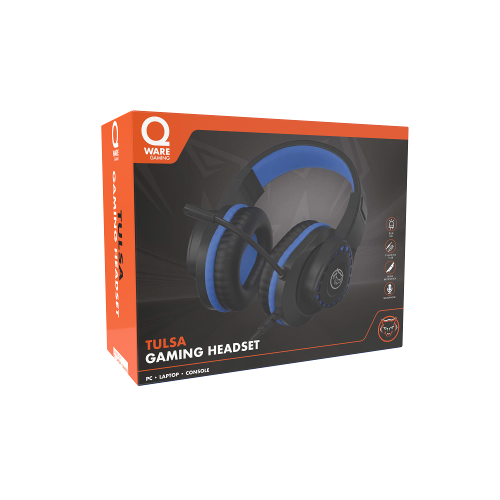 Tulsa Gaming Headset - Blauw