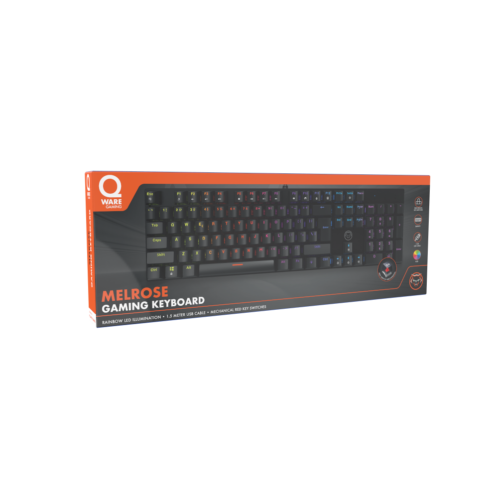 Melrose Gaming Keyboard - Black