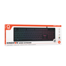 Load image into Gallery viewer, Kingston Wired Keyboard - Black
