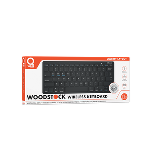 Woodstock Wireless Keyboard - Black
