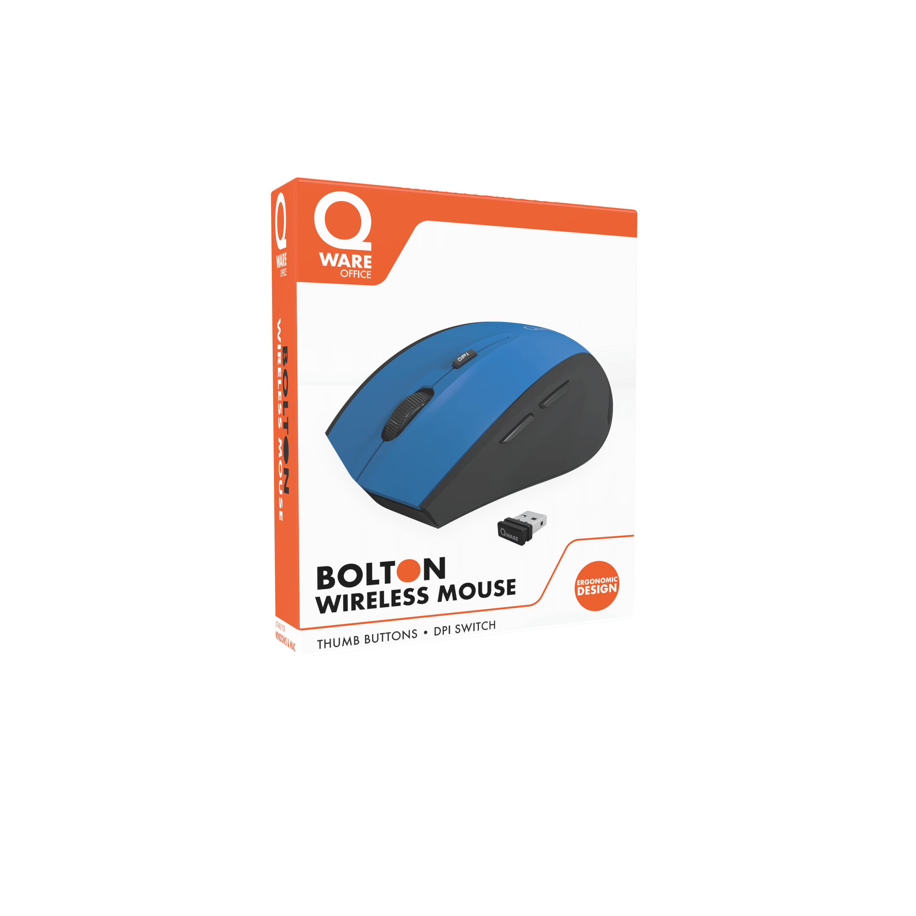 Bolton Draadloze Muis - Blauw