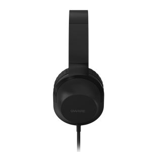 Qware Sound Wired Headphone - Black