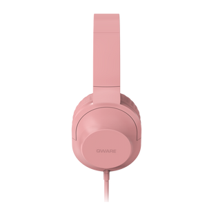 Qware Sound bedrade hoofdtelefoon - roze