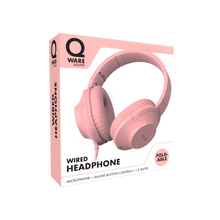 Laad afbeelding in Galerijviewer, Qware Sound bedrade hoofdtelefoon - roze
