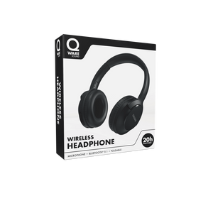 Qware Sound Wireless Headphone - Black