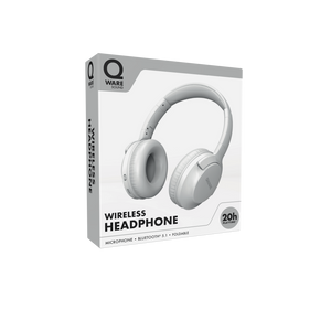Qware Sound Wireless Headphone - White