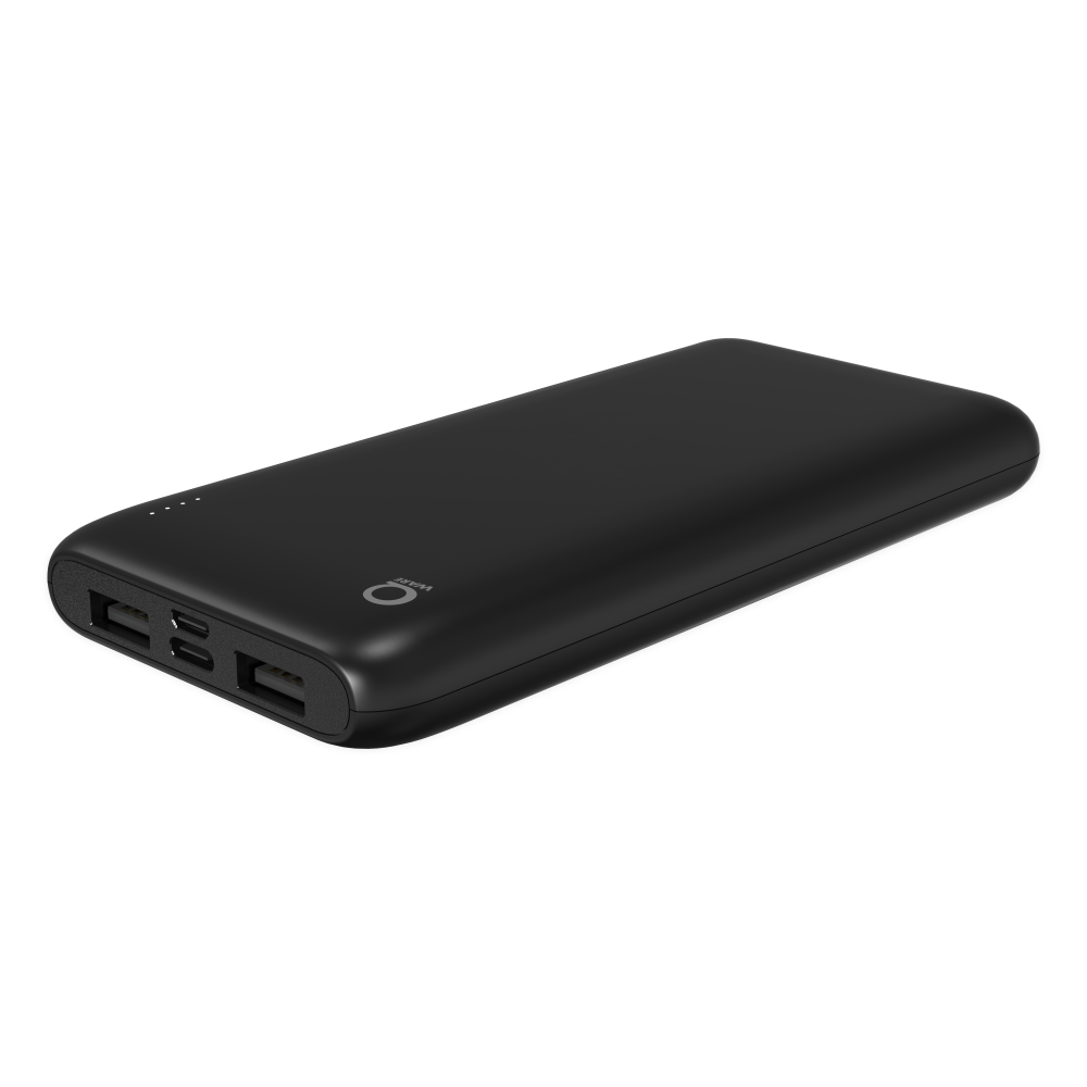 Qware 10.000 mAh Powerbank - Black