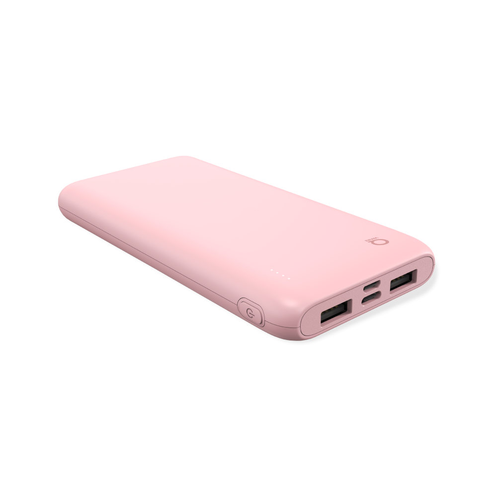 Qware 10.000 mAh Powerbank - Pink