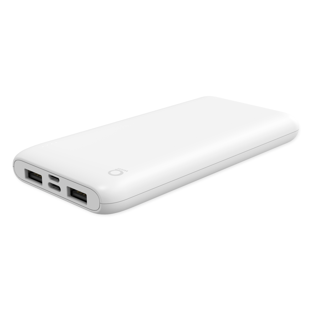 Qware 10.000 mAh Powerbank - White