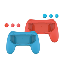 Load image into Gallery viewer, Controller Holders + Thumb Grips - Blue + Red

