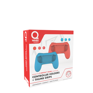 Controller Holders + Thumb Grips - Blue + Red