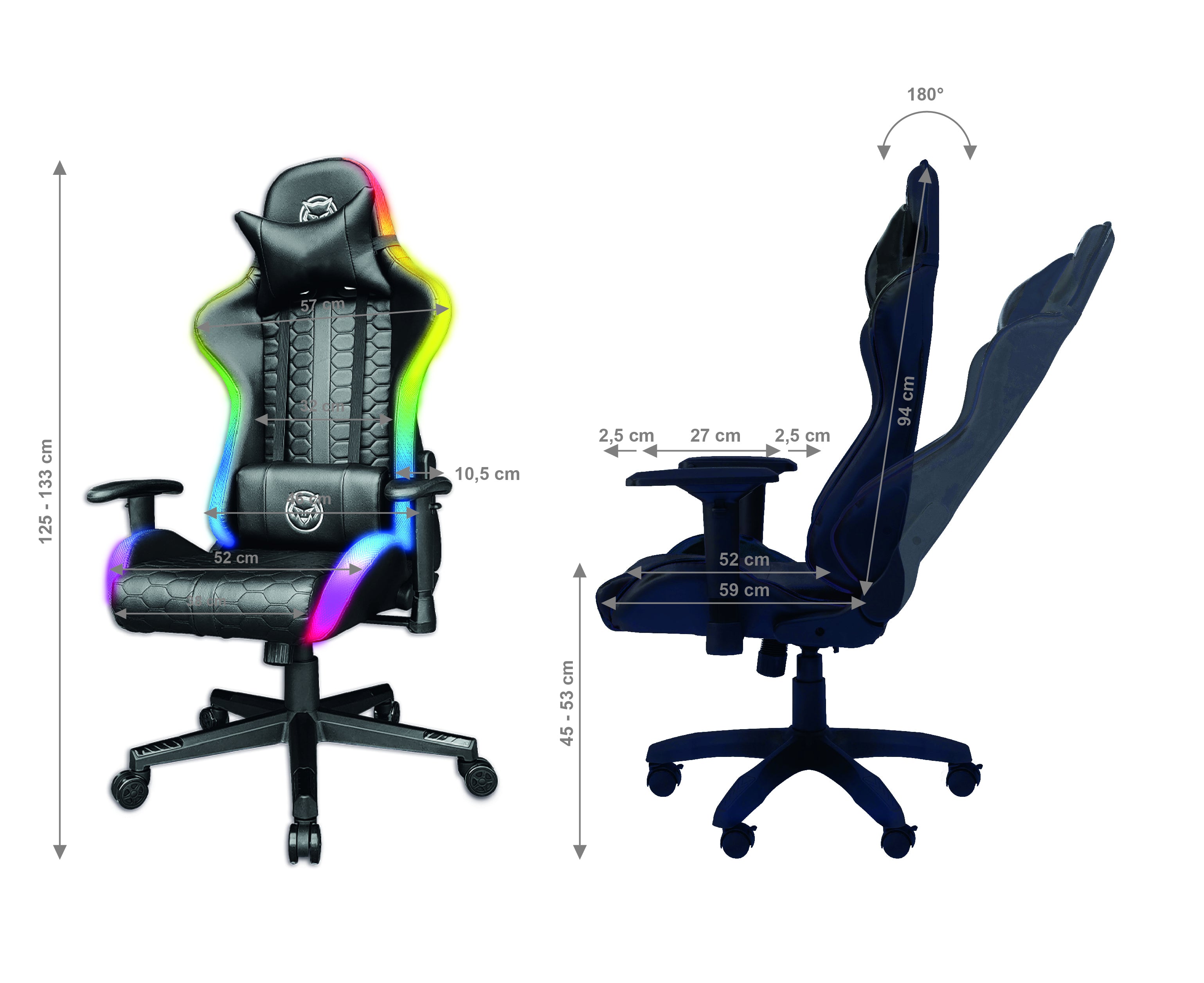 Qware Gaming Chair RGB – Pollux